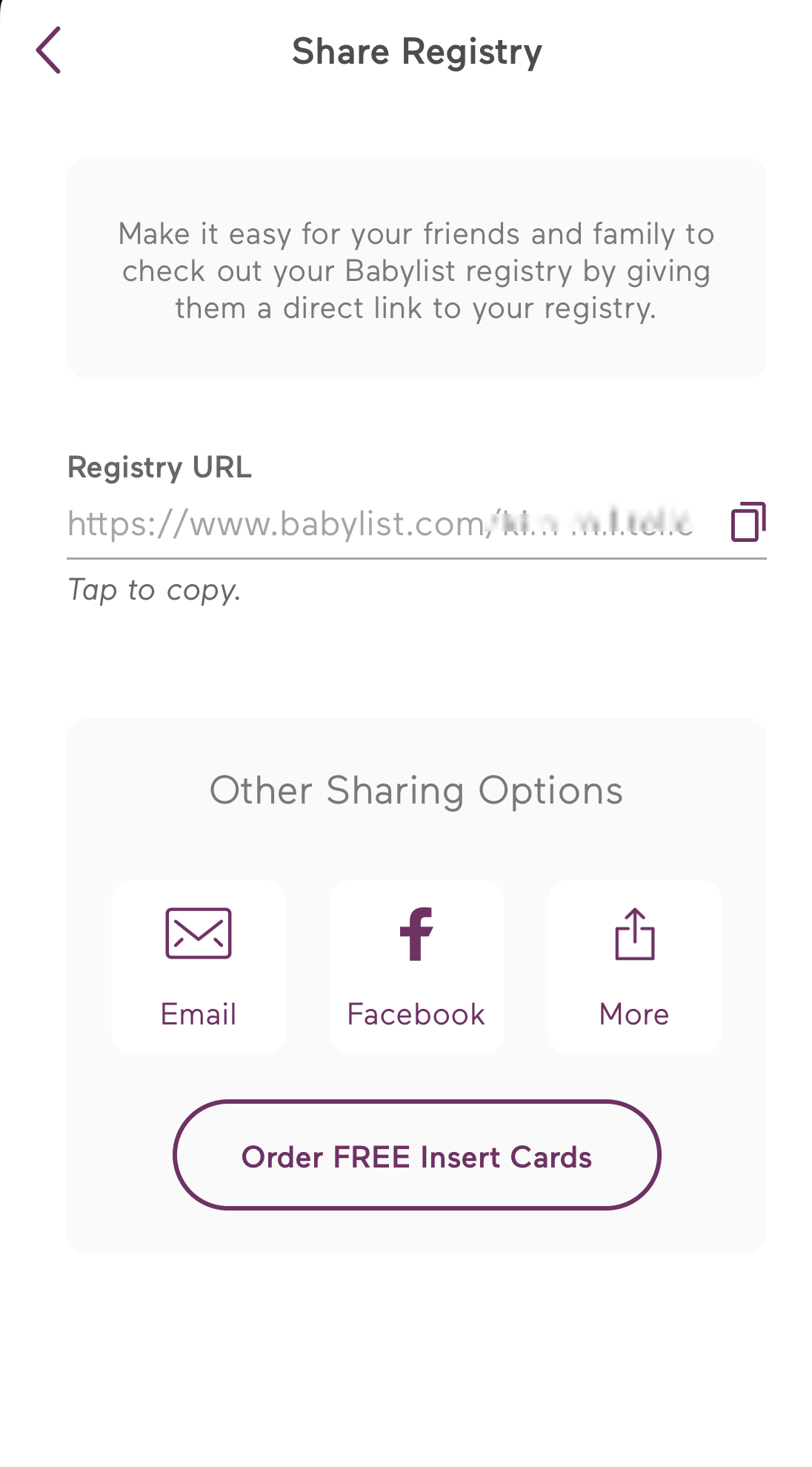 babylist registry list