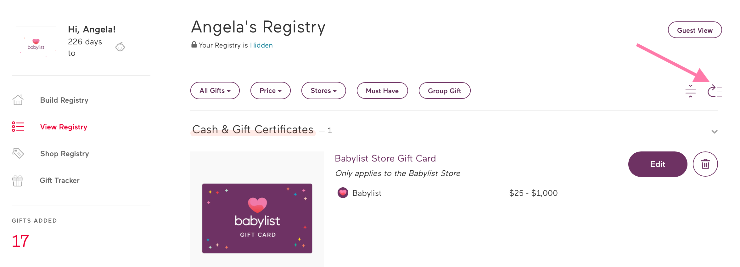 How do I remove a Babylist item from my cart? – Babylist Help Center