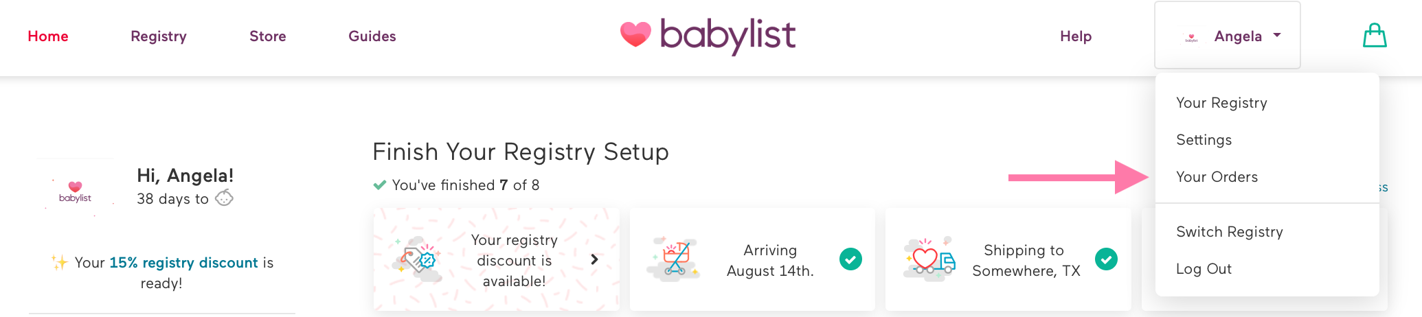 https://help.babylist.com/hc/article_attachments/4403248335131/Arrow_-_Your_Orders.png