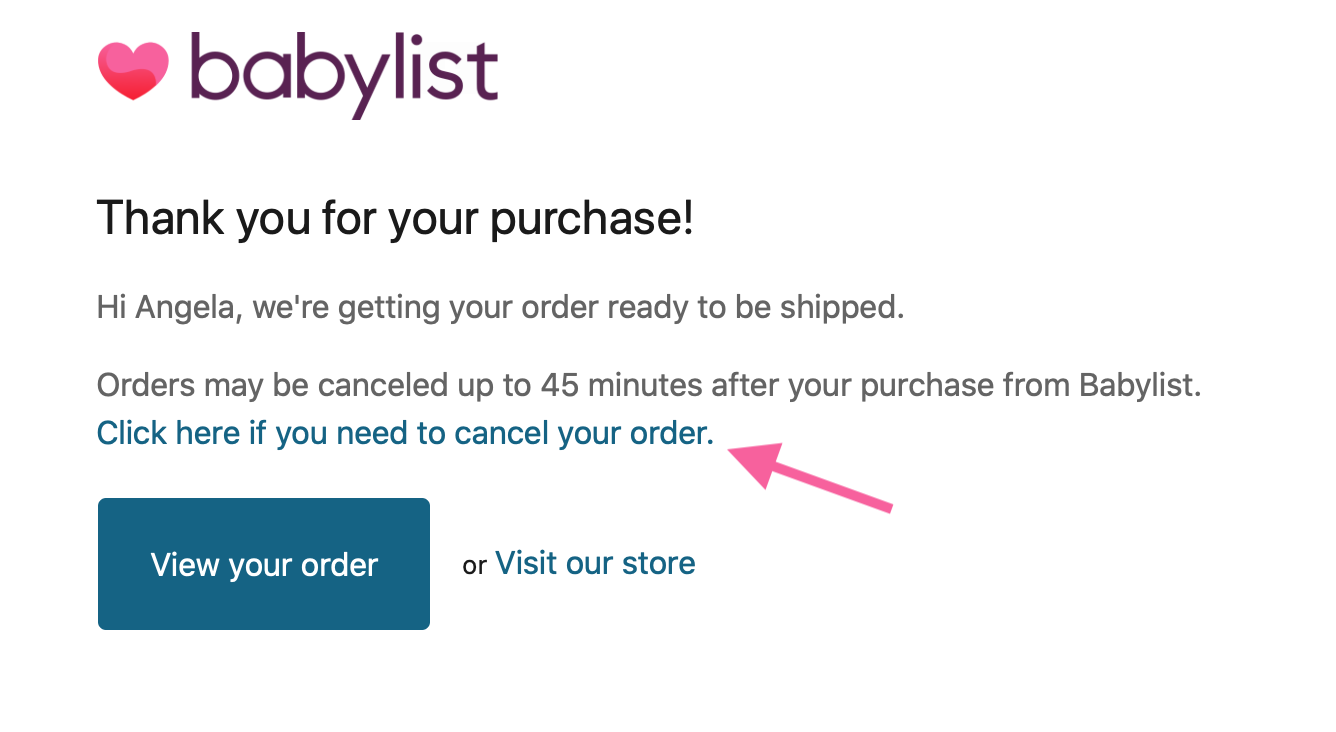 How do I remove a Babylist item from my cart? – Babylist Help Center